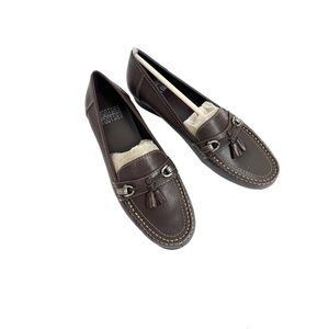 Mootsies Tootsies Copper Leather Loafer Moccasin Vintage size 8